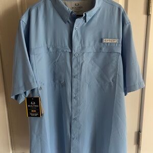 Realtree Light Blue Fishing Shirt
